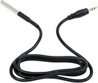 Shelly Temperatursensor DS18B20 mit 3,5 mm Jack und 1 m Kabel in Schwarz - Bild 1
