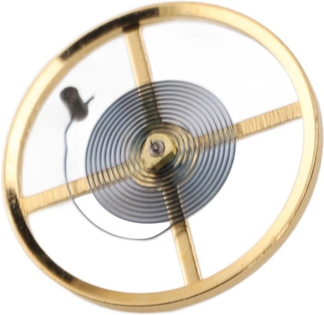 Painter Uhr Unruhrad mit Spiralfeder, Metall, beige - Bild 1