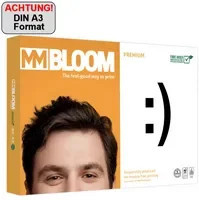 MM BLOOM Premium Kopierpapier A3, Weiß, 80 g/m², 500 Blatt, PEFC-zertifiziert - Bild 1