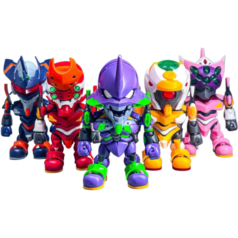 Bandai EVA Qmsv-C Blind Box Figurenset, PVC Sammlermodell - Bild 3