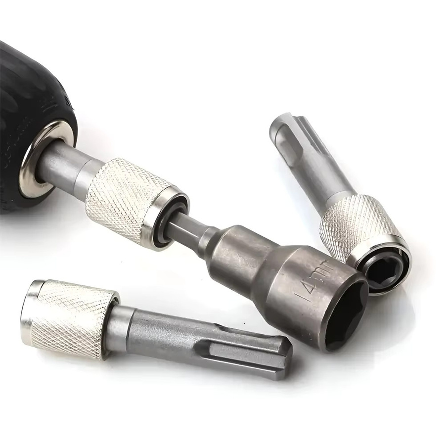 KRIOCY SDS Bit-Halter Set mit 1/4 Zoll Sechskantschaft als Bohrer-Adapter für Schlagbohrmaschinen - Bild 3