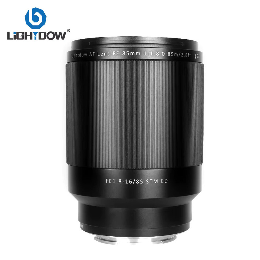 Lightdow 85 mm F1.8 Vollformat-Portrait-Prime-Objektiv für Sony E-Mount, Autofokus, Schwarz - Bild 3