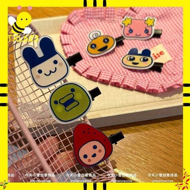 Bandai Tamagotchi Haarspange, Cartoon-Entenschnabel-Clip, Kinder - Bild 1