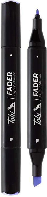 Toki Marker Fader mit 66 Farben und Keilspitze in Multicolour - Bild 1
