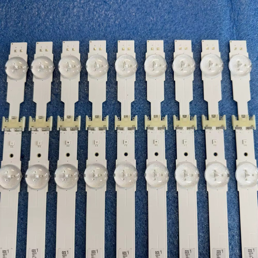LED-Streifen Set für Samsung TV Modelle UN75MU6300F UN75MU6070 UN75JU7100 UN75JU6500 UE75MU6198U UE75MU6179U UE75MU6175U UN75MU630DF UE75MU6170U in Weiß - Bild 4