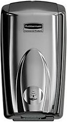 Rubbermaid AutoFoam Seifen- und Desinfektionsmittelspender, sensorgesteuert, schwarz/chrom, B: 13,3 cm, T: 14 cm, H: 25,3 cm - Bild 1