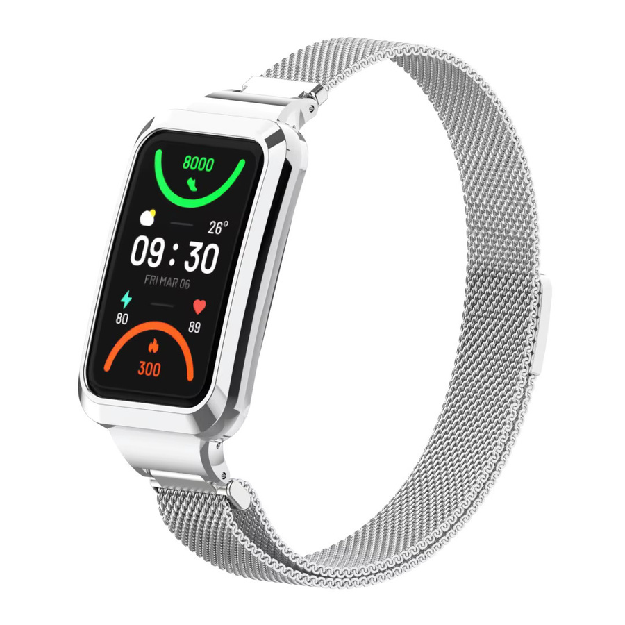 Oppo Uhrenarmband-Set, Milanaise-Armband, Metallgehäuse, Edelstahl - Bild 2