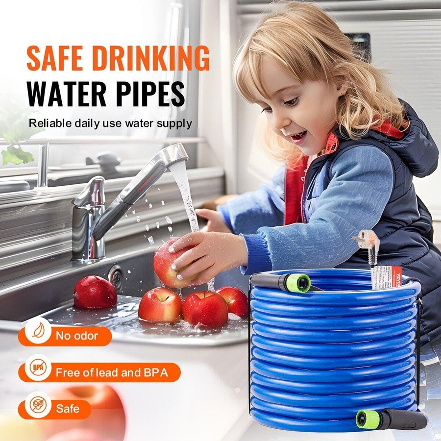 Buying Solutions MB Beheizter Trinkwasserschlauch für Wohnmobile, 22,86 m, Frostschutz bis -45℉, PVC - Bild 3