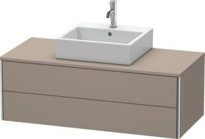 Duravit Waschtischunterschrank XSquare wandhängend mit 2 Schubladen, Breite: 120 cm, Tiefe: 54,8 cm, Höhe: 40 cm - Bild 1