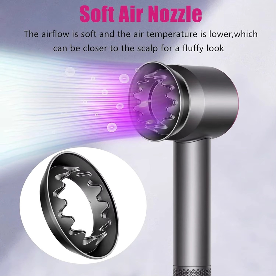 Dyson Sanfte Luftdüsenaufsätze, Silber, Grau - Bild 2