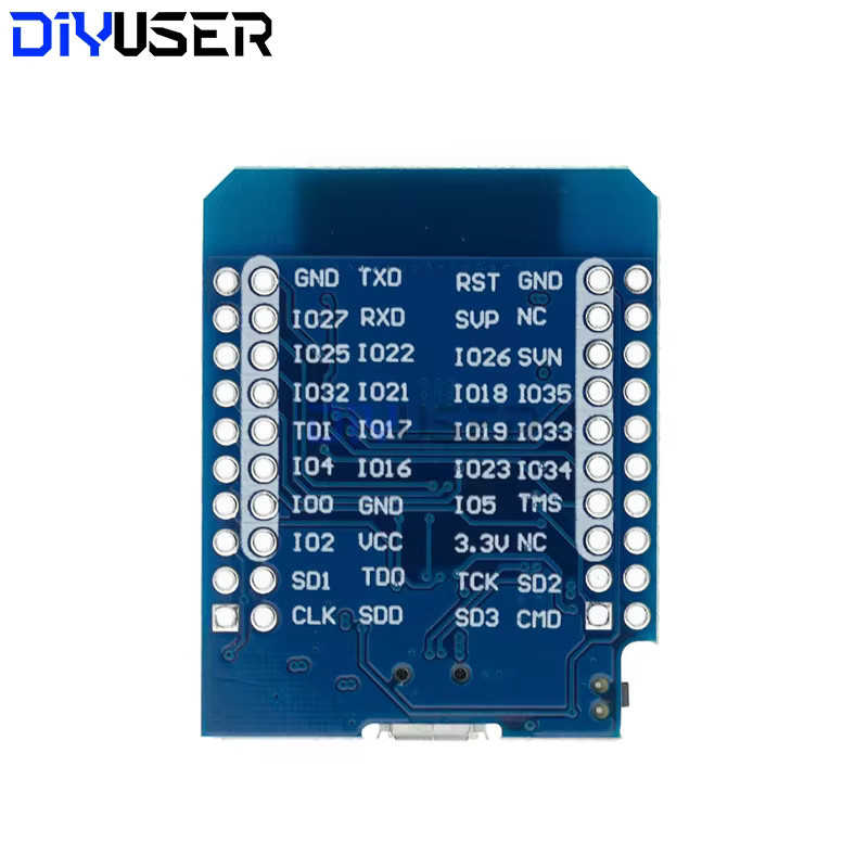 Wemos Mini D1 ESP8266 und ESP32 ESP-32S Entwicklungsboard-Modul mit WiFi und Bluetooth sowie Pins - Bild 2