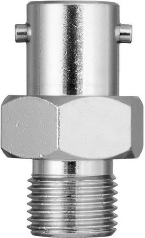 Jumo Bajonett-Gegenstück aus Messing in Silber - Bild 1