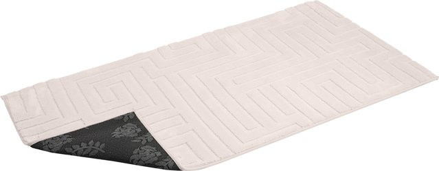 LIVARNO Langflor-Teppich in Beige mit High-Low-Effekt, rutschfest, B/T: 80 x 150 cm - Bild 1