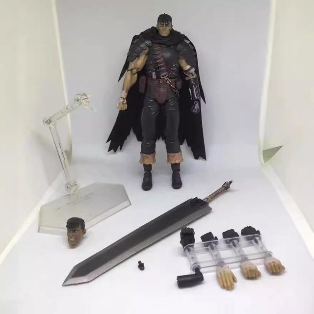 Figma Berserk Guts Schwarzer Schwertkämpfer, Actionfigur, ab 18 Jahre - Bild 1