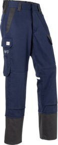 Kübler Schweißhose PROTECTIQ WELDING PSA 3 in Dunkelblau/Anthrazit mit Reflexstreifen, Form 2397, Größe 90 - Bild 1
