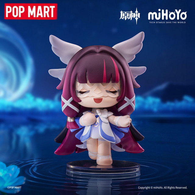 POP MART Genshin Impact Q Version Mini Serie Blind Box Figur, Anime Spiel Charakter, Modell Spielzeug - Bild 1