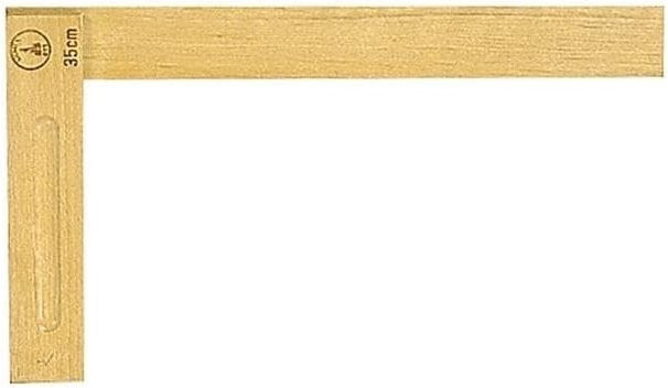 Ulmia Holzwinkel aus Weißbuche, 350 mm, Beige - Bild 1