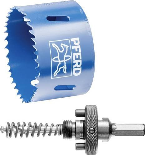 PFERD HSS-Lochsägen-Set aus Bimetal, 2-teilig, Blau, Durchmesser: 68 mm - Bild 1