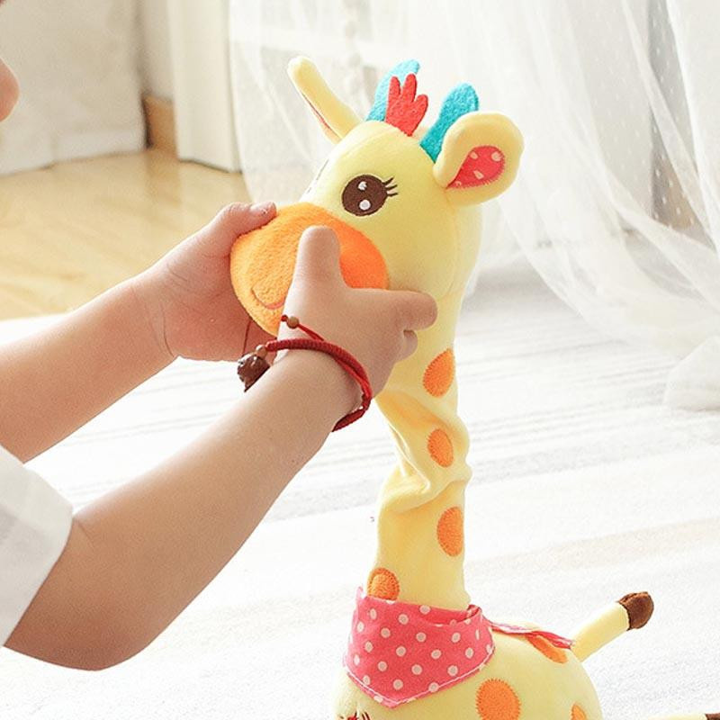 Linyi toy Giraffe Plüschtier gelb - Bild 2
