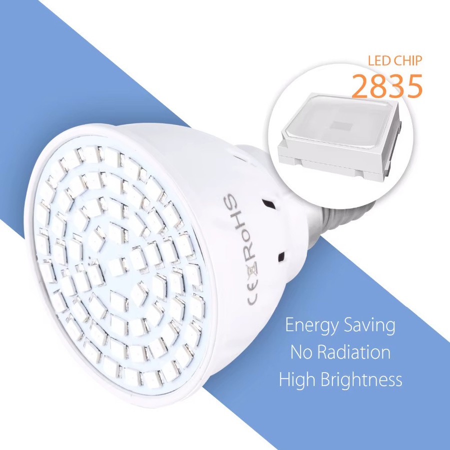 LED Vollspektrum Pflanzenlampe für Pflanzenanbau und Hydroponik in Weiß - Bild 2