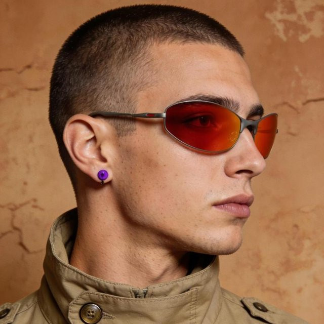 HONKAN.WZ Sonnenbrille, Unisex, Vollrand, Metall, Oval, polarisiert - Bild 1