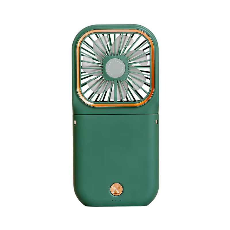 Golden Sunday Mini Nackenventilator Blau, Tragbarer USB-Wiederaufladbarer Handventilator und Desktop-Ventilator aus Kunststoff - Bild 3
