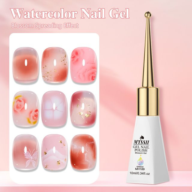 Mtssii Blooming-Gel, Klares Aquarell-Nagelgel, 10 ml - Bild 1
