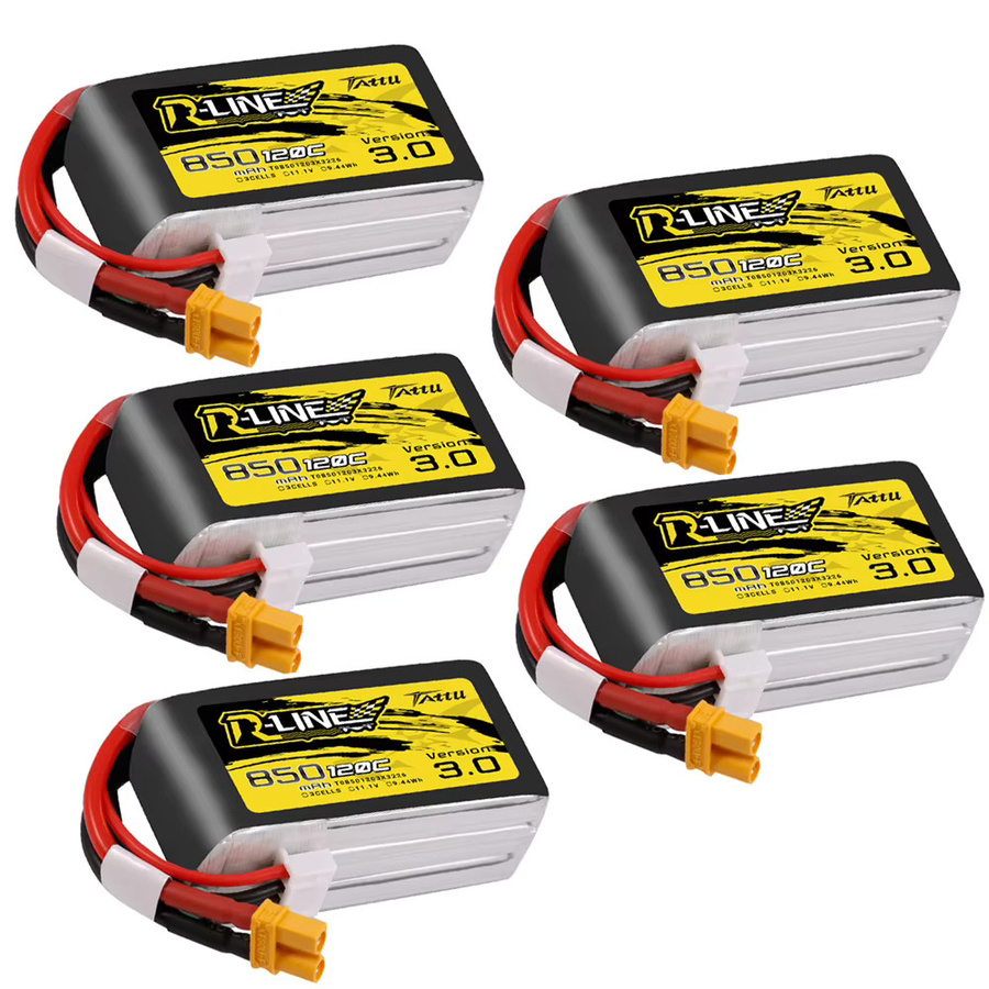 Tattu R-Line LiPo Akku 850mAh 3S/4S mit XT30 Stecker für FPV Racing Drohnen und RC Quadcopter - Bild 2