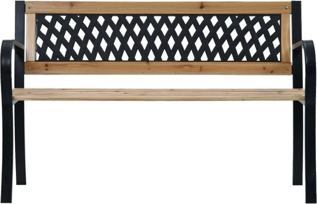 vidaXL Gartenbank aus Holz in Braun für Garten und Terrasse, Breite: 120 cm - Bild 1