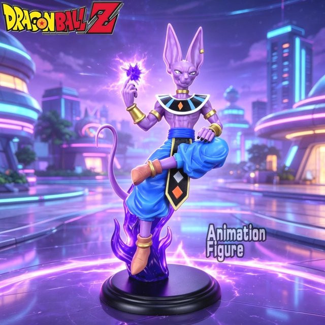 Bandai Dragon Ball Z Beerus, Actionfigur, Kunststoff - Bild 1