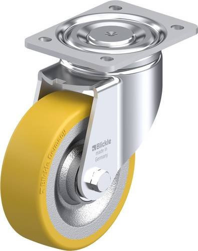 Blickle Lenkrolle LH-SETH 150K in Silber mit 150 mm Rad-Durchmesser und 650 kg Tragfähigkeit - Bild 1