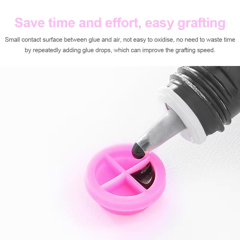 MASSA Wimpern Kleber Halter, 100 Stück, Wimpern Tasse Ring Container - Bild 2