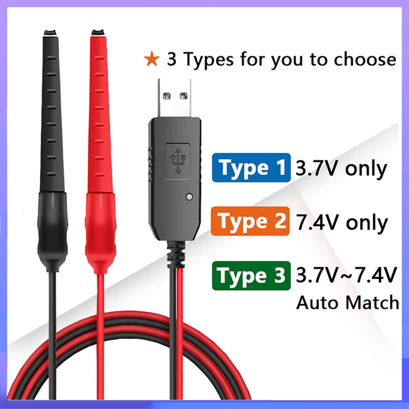 Universal USB-Ladegerät für Walkie Talkies Quansheng UV K5 K6 UV 5R Plus und Baofeng UV 82 DM 1701 UV 17 Zwei-Wege-Funkgeräte 3,7-7,4 V - Bild 4