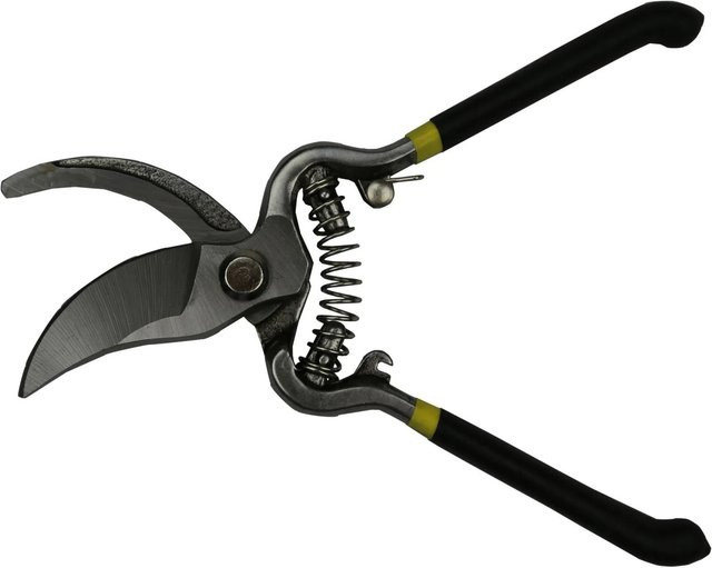 Jardinion Gartenschere aus Karbonstahl in Schwarz, 20 cm Rosenschere - Bild 1