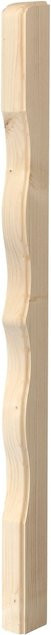 Dieda Zwischenpfosten aus Fichte, 3 Stück, Farbe: Beige, B/T/H: 4,5 x 6,5 x 95 cm - Bild 1