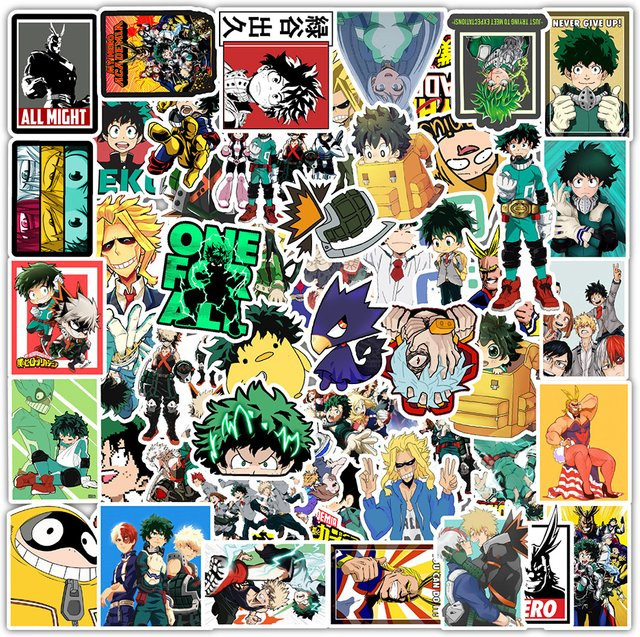 Bandai My Hero Academia Graffiti-Aufkleber, Bunt / Mehrfarbig - Bild 1