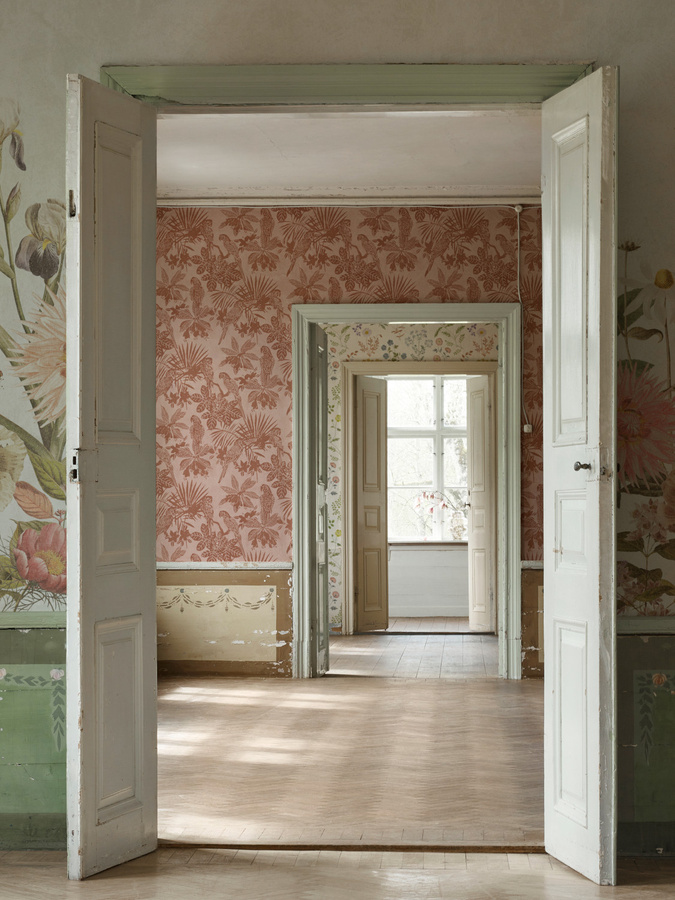 Boråstapeter Studio Mural Parrot Wandtattoo Floral Design 9443W - Bild 1