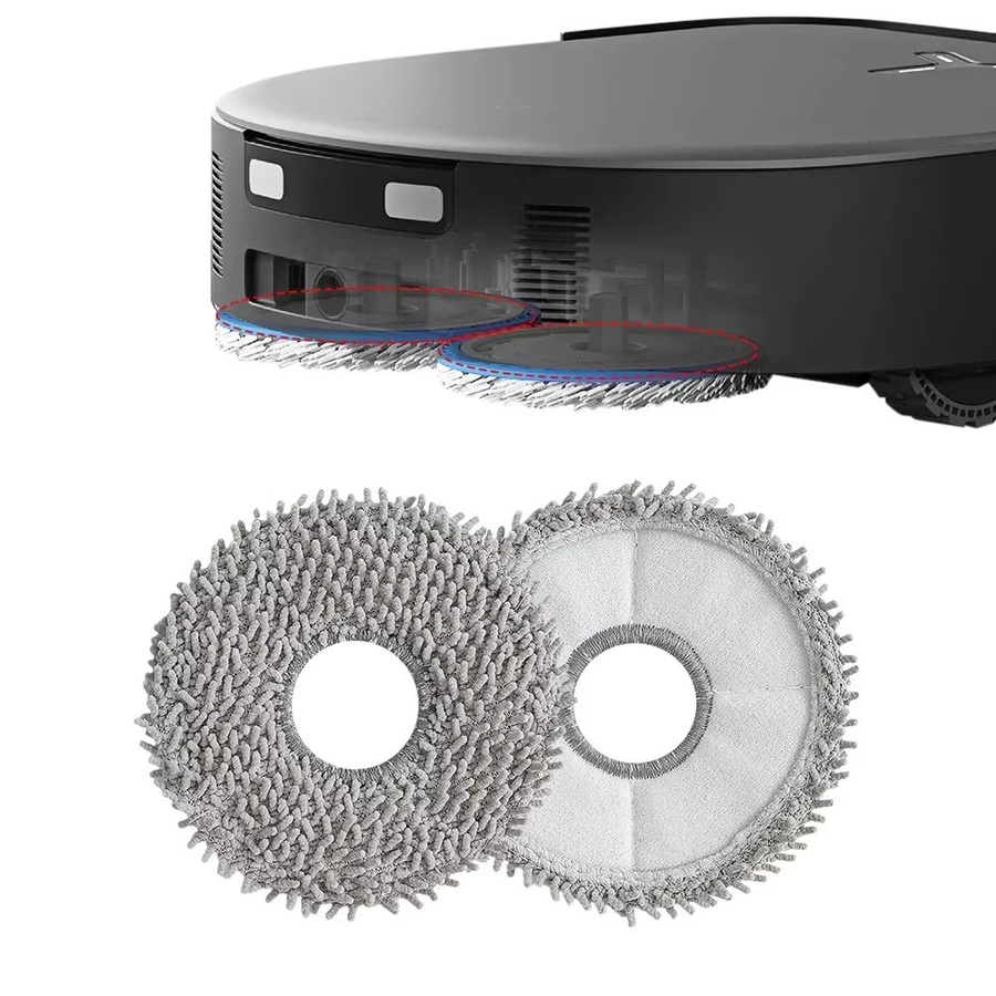 Ecovacs Deebot Ersatzteil-Set mit Mopp, Staubbeutel, Hepa-Filter, Roller Pinsel und Seitenbürsten für X5 OMNI, X5 PRO OMNI, X5 PRO und X5 Max - Bild 1