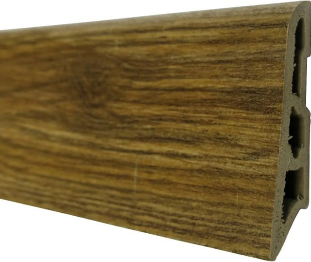 Döllken Profiles Sockelleiste Boson System 15 Design Clear Oak in Braun, Höhe: 60 mm, Tiefe: 15 mm, Länge: 2500 mm - Bild 1