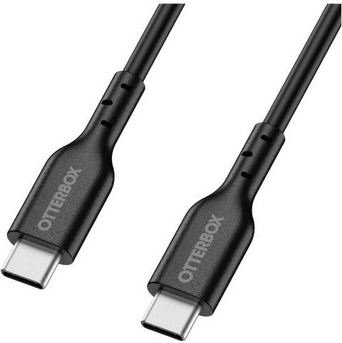 OtterBox USB-C auf USB-C Kabel, Schwarz, Länge: 1,00 m - Bild 1