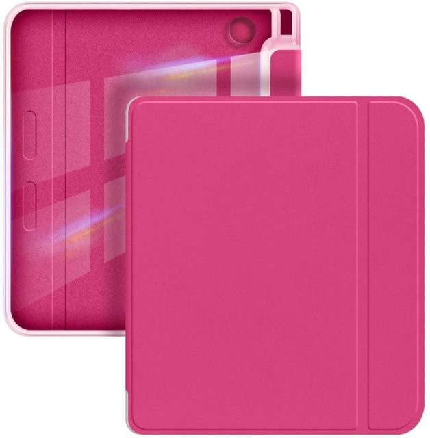 Magnetische Klapphülle mit Stifthalter für KOBO Libra Color/2 7 Zoll 2024 in Rose Rot - Bild 1