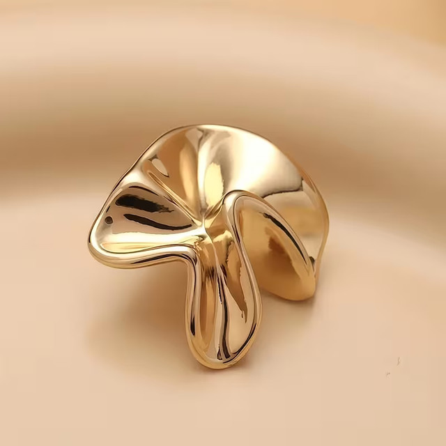 10 Goldene Metall-Blumenknöpfe für Deine DIY-Handwerksprojekte - Bild 1