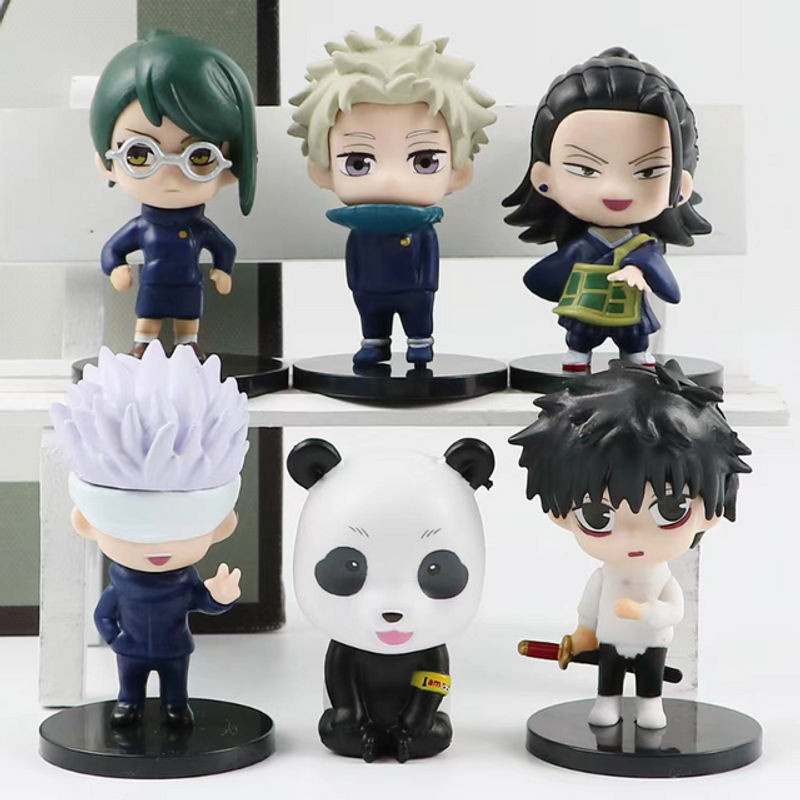 Bandai Jujutsu Kaisen Anime Figur aus Kunststoff, mehrfarbig, verschiedene Charaktere wie Gojo Satoru, Geto Suguru oder Zenin Maki als Dekoration - Bild 1
