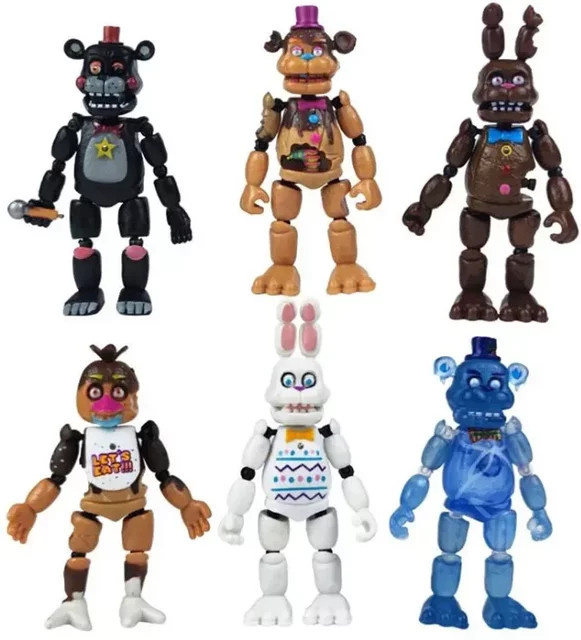 Bandai FNAF Special Edition Anime Figur, 6-teiliges Set, Action Figur, abnehmbare Gelenke - Bild 1