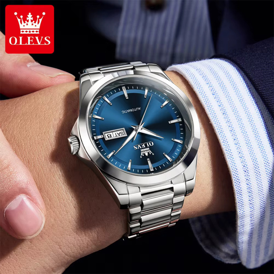 OLEVS Armbanduhr, Automatik, Edelstahl, Herren - Bild 4