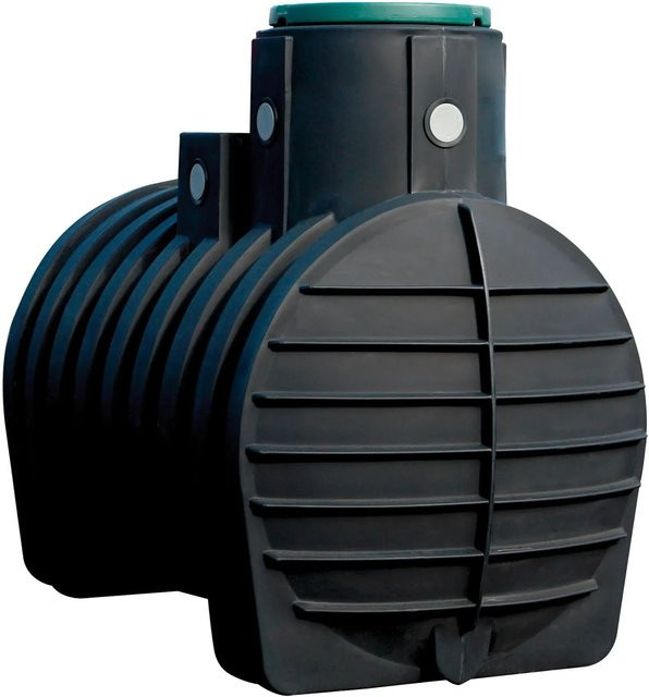 4rain Erdtank-Paket Mono 4.000 Garten-Comfort in Schwarz und Green aus Kunststoff und Edelstahl - Bild 1