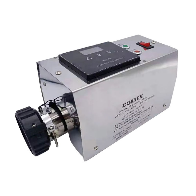 XMSJ Elektrische Poolheizung mit Thermostat 3KW 220V für Pool, SPA und Badewanne - Bild 2