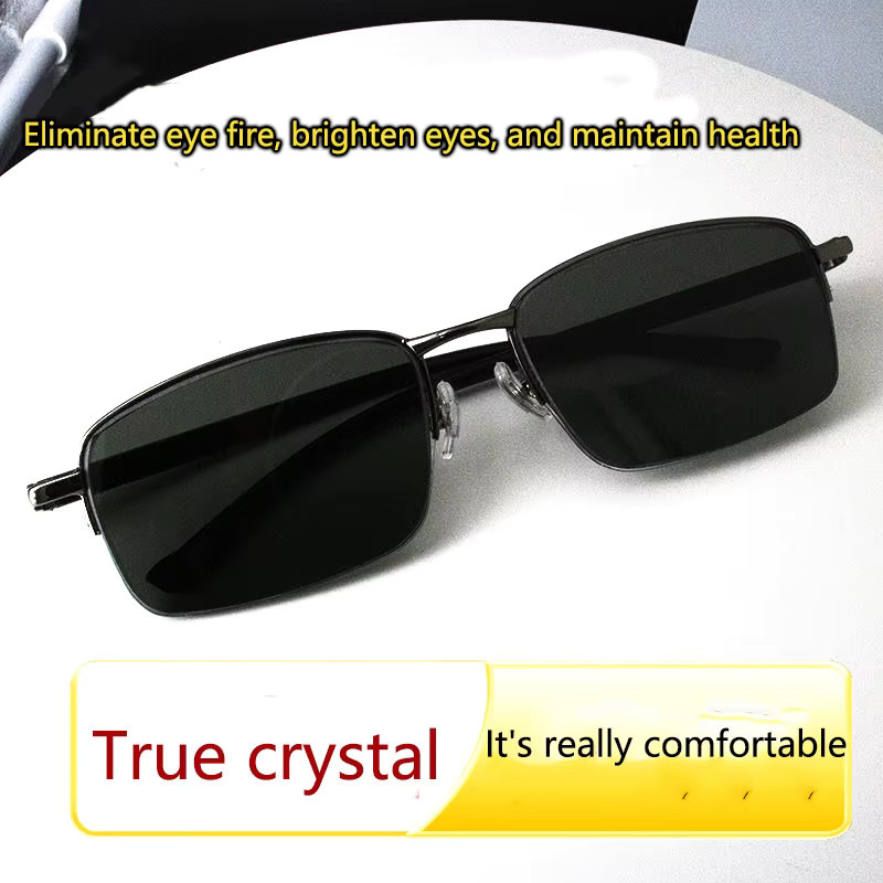 Shatar Sonnenbrille, Halbrahmen, Metall, rectangular, Herren, schwarz - Bild 3