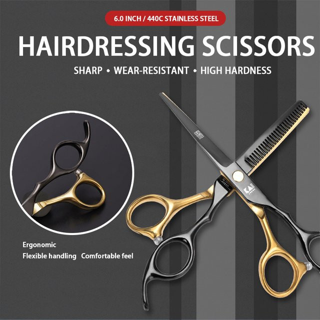 Professionelle Friseurschere aus Edelstahl, 6,0 Zoll, Unisex - Bild 1