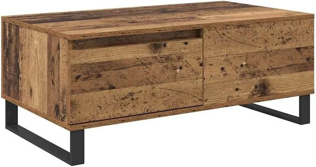 vidaXL Couchtisch mit Schubladen aus Holzwerkstoff in Eiche Optik, Braun, B/T/H: 88 x 60 x 50 cm, 50 x 36,5 x 50 cm - Bild 1